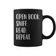 Open Book Sniff Read Repeat T-Shirt Graphic Print Coffee Mug Open Book Sniff Read Repeat T-Shirt Graphic Print Coffee Mug