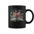 Open Book With Wildflowers Blooming Around Pages Graphic Print Coffee Mug