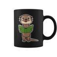Otter Book Reading Bookaholics Sea Otter Lover Graphic Print Coffee Mug Otter Book Reading Bookaholics Sea Otter Lover Graphic Print Coffee Mug