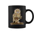 Owl Reading With Eye Glasses Book Student Teacher Bookworm For Men Women Kids Graphic Print Coffee Mug