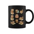 Owls Reading Books Owl Bird Lover Graphic Print Coffee Mug