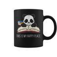 Panda Bear Books Reading Library Saying Graphic Print Coffee Mug