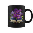 Pansies Flowers Book Pansy Floral Graphic Print Coffee Mug