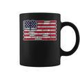 Patriotic Book Flag Reading American Flag Books Teacher Graphic Print Coffee Mug