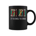 Pencil If You Know You Know 6 7 Reading Book Christmas Graphic Print Coffee Mug