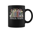 Physical Therapy Floral Book Easter PT Physical Therapist Graphic Print Coffee Mug