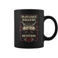 Plotlines Daggers Devotion Dark Romance Reader Book Lover Graphic Print Coffee Mug