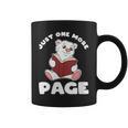 Polar Bear And Books Just One More Page Graphic Print Coffee Mug