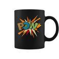 POW Colorful Comic Book Pop Art Fun Superhero Graphic Print Coffee Mug POW Colorful Comic Book Pop Art Fun Superhero Graphic Print Coffee Mug