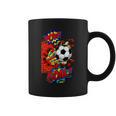 Pow Goal Comic Book Pop Art Brick Wall Smash Soccer Graphic Print Coffee Mug Pow Goal Comic Book Pop Art Brick Wall Smash Soccer Graphic Print Coffee Mug
