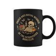 Proud Anti Social Member Of Introverted Book Club Vintage Graphic Print Coffee Mug Proud Anti Social Member Of Introverted Book Club Vintage Graphic Print Coffee Mug