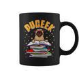 Pug Lovers Who Love To Read PUGEEK Pug With Books Graphic Print Coffee Mug Pug Lovers Who Love To Read PUGEEK Pug With Books Graphic Print Coffee Mug