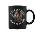 I Put My Book Down To Be Here Bookworm Reader Love Reading Graphic Print Coffee Mug