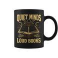 Quiet Minds Loud Books Introvert Reader Book Lover Graphic Print Coffee Mug