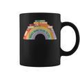 Rainbow Books Teacher Books Bring Color To Life Tee Graphic Print Coffee Mug