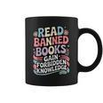 Read Banned Books Gain Forbidden Knowledge Book Enthusiasts Graphic Print Coffee Mug