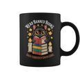 Read Banned Books Gain Forbidden Knowledge Cute Cat Reader Graphic Print Coffee Mug