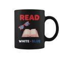 Read Blue Patriotic Book Lover Girls Independence Graphic Print Coffee Mug