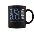 Read Because Books Are Brain Food Reading Rocks Literary Tee Graphic Print Coffee Mug
