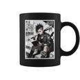 Read Books Fight Fascists Punk Girl Graphic Print Coffee Mug