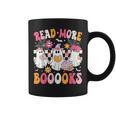 Read More Books Ghosts Reading Book Teacher Halloween Graphic Print Coffee Mug