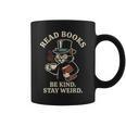 Read Books Be Kind Stay Weird Cat Coffee Lover Reading Graphic Print Coffee Mug Read Books Be Kind Stay Weird Cat Coffee Lover Reading Graphic Print Coffee Mug