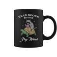 Read Books Be Kind Stay Weird Graphic Print Coffee Mug