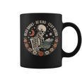 Read Books Be Kind Stay Weird Skull Bookish Boho Cute Graphic Print Coffee Mug