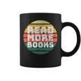 Read More Books Retro Vintage Book Lover Graphic Print Coffee Mug
