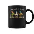 We Read At Dawn Book Lover Frog Duck Cycling Bookish Graphic Print Coffee Mug