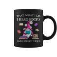 That What I Do I Read And I Forget Things Gnomes Read Book Graphic Print Coffee Mug