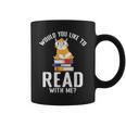Would You Like To Read With Me Hamster Book Graphic Print Coffee Mug Would You Like To Read With Me Hamster Book Graphic Print Coffee Mug