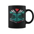 Read Your Heart Out Book Lover Reading Graphic Print Coffee Mug