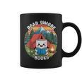Read Smore Books Cute Marshmallow Camp Reading Library Kids Graphic Print Coffee Mug
