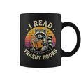 I Read Trashy Books Raccoon Graphic Print Coffee Mug