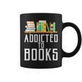 Reader & Library Apparel Addicted To Books Book Lover Graphic Print Coffee Mug