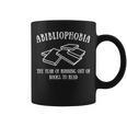Reader Bibliophobia The Fear Of Running Out Of Books To Read Graphic Print Coffee Mug