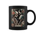 The Reader Tarot Card Skeleton Reading Book Bookworm Bookish Graphic Print Coffee Mug The Reader Tarot Card Skeleton Reading Book Bookworm Bookish Graphic Print Coffee Mug