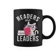 Readers Are Leaders Book Reading Graphic Print Coffee Mug Readers Are Leaders Book Reading Graphic Print Coffee Mug