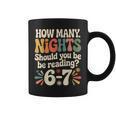 Reading 6 7 Six Seven Meme English Teacher Book Lover Graphic Print Coffee Mug