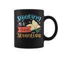 Reading Adventure Librarian Bookworm Book Lover Graphic Print Coffee Mug