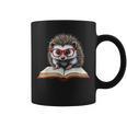 Reading Book Hedgehog Graphic Print Coffee Mug