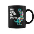 Reading Books For Girl Kids Bookworm Story Reader Graphic Print Coffee Mug