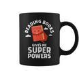 Reading Books Gives Me Superpowers Superhero Book Graphic Print Coffee Mug Reading Books Gives Me Superpowers Superhero Book Graphic Print Coffee Mug