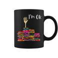 Reading Books Librarian Reader Nerd I'm Ok Teacher School Graphic Print Coffee Mug