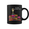 Reading Books Librarian Reader Nerd It's Fine Teacher School Graphic Print Coffee Mug