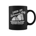 Reading Books Is Life Important Dinosaur Book Graphic Print Coffee Mug