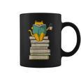 Reading Cat Book & Tea Lover Graphic Print Coffee Mug Reading Cat Book & Tea Lover Graphic Print Coffee Mug