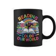 Reading Colors Our World Rainbow Books Kids Graphic Print Coffee Mug
