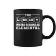 Reading Is Elemental Book Lover Graphic Print Coffee Mug